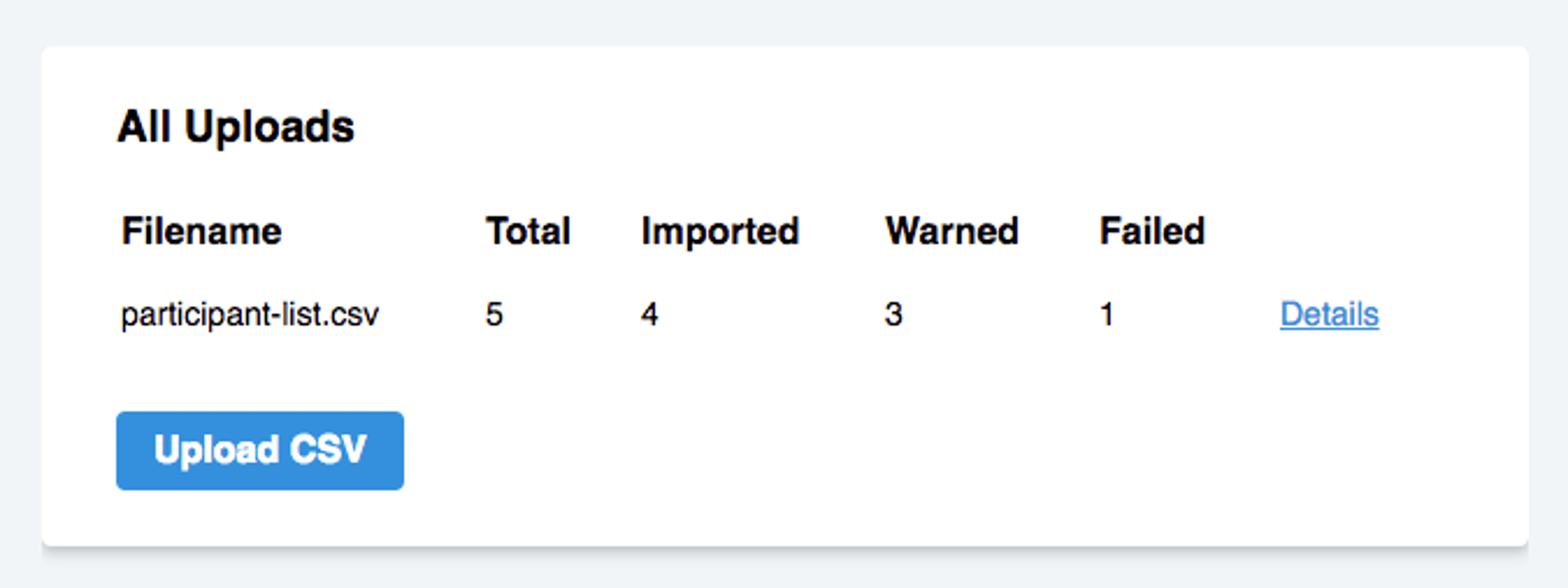 Csv Index